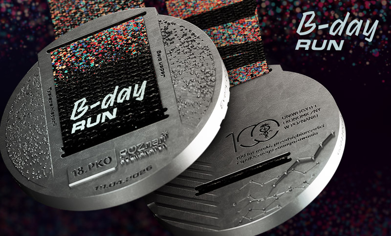 ikona 18PM medal - One Race, Thousands of Stories. We Present the Medal of the 18th PKO Poznań Half Marathon