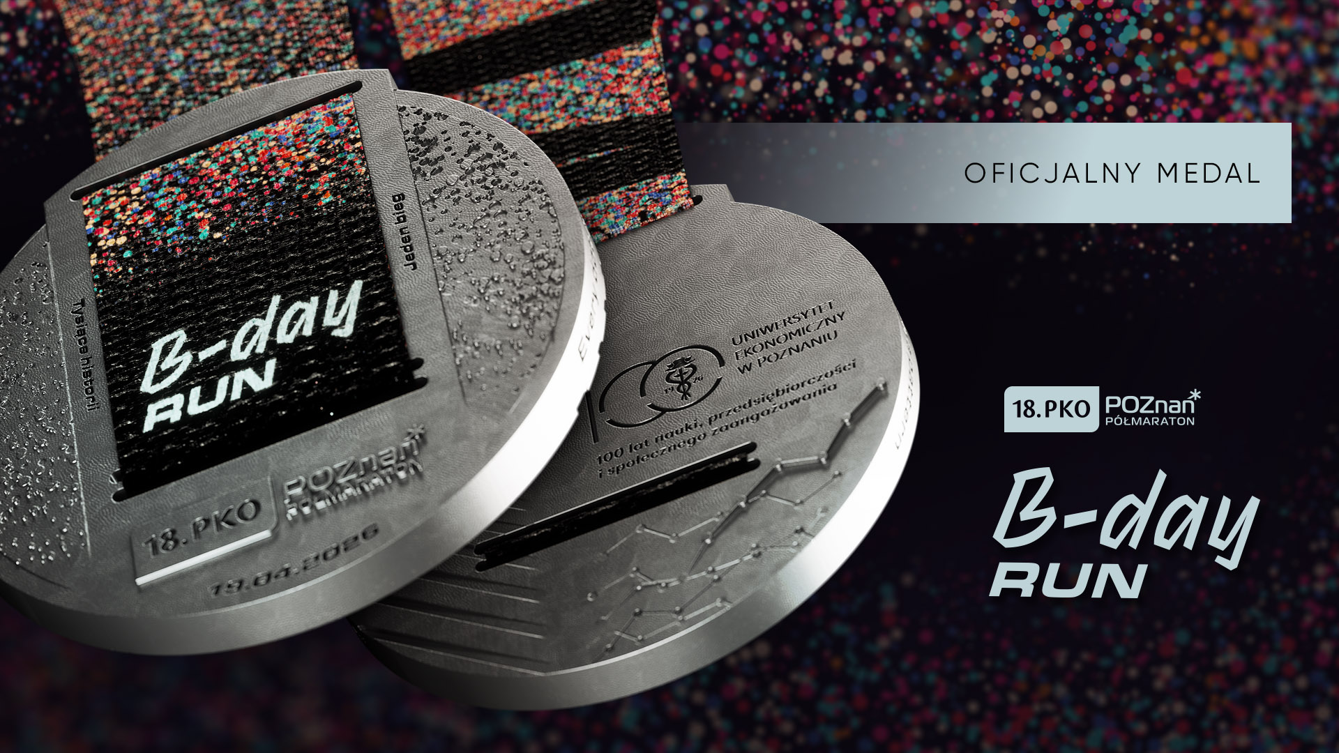 medal1920x1080 b day - One Race, Thousands of Stories. We Present the Medal of the 18th PKO Poznań Half Marathon